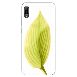 Odolné silikonové pouzdro iSaprio - Green Leaf - Huawei Y6 2019