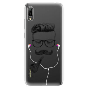 Odolné silikonové pouzdro iSaprio - Man With Headphones 01 - Huawei Y6 2019