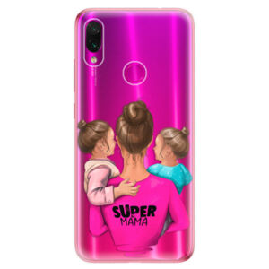 Odolné silikonové pouzdro iSaprio - Super Mama - Two Girls - Xiaomi Redmi Note 7