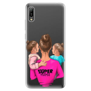 Odolné silikonové pouzdro iSaprio - Super Mama - Two Girls - Huawei Y6 2019