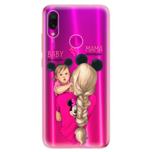 Odolné silikonové pouzdro iSaprio - Mama Mouse Blond and Girl - Xiaomi Redmi Note 7