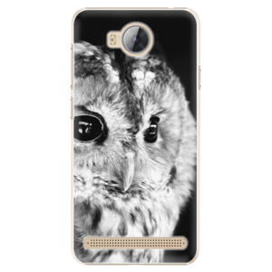 Plastové pouzdro iSaprio - BW Owl - Huawei Y3 II